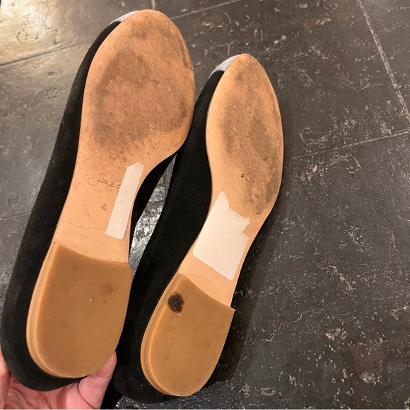 Shoes of Prey Colorblock Cap Toe Suede Ballet Flats Sz 8 - Picture 6 of 6